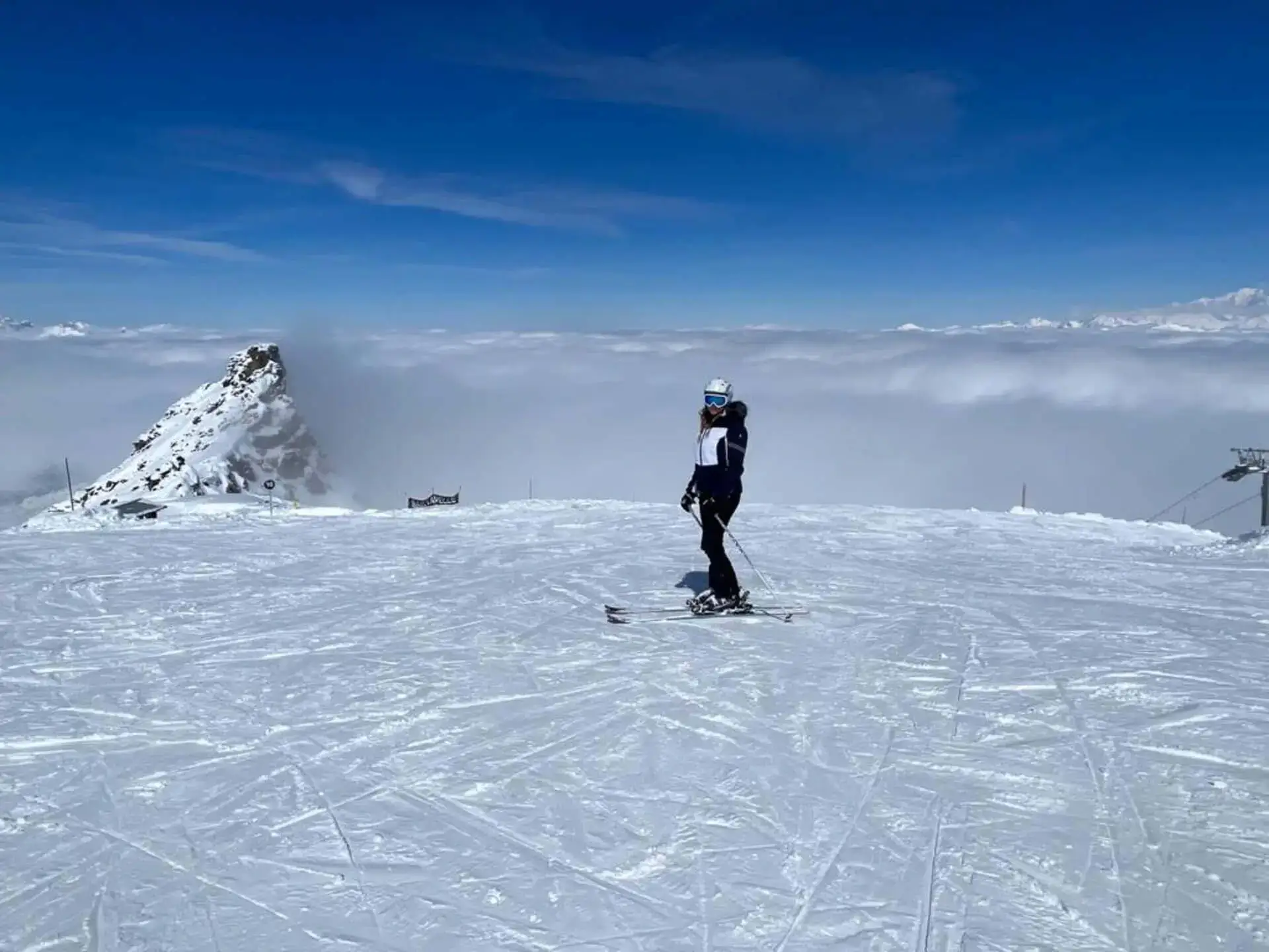 Skiing at La Petite Cachée in Méribel